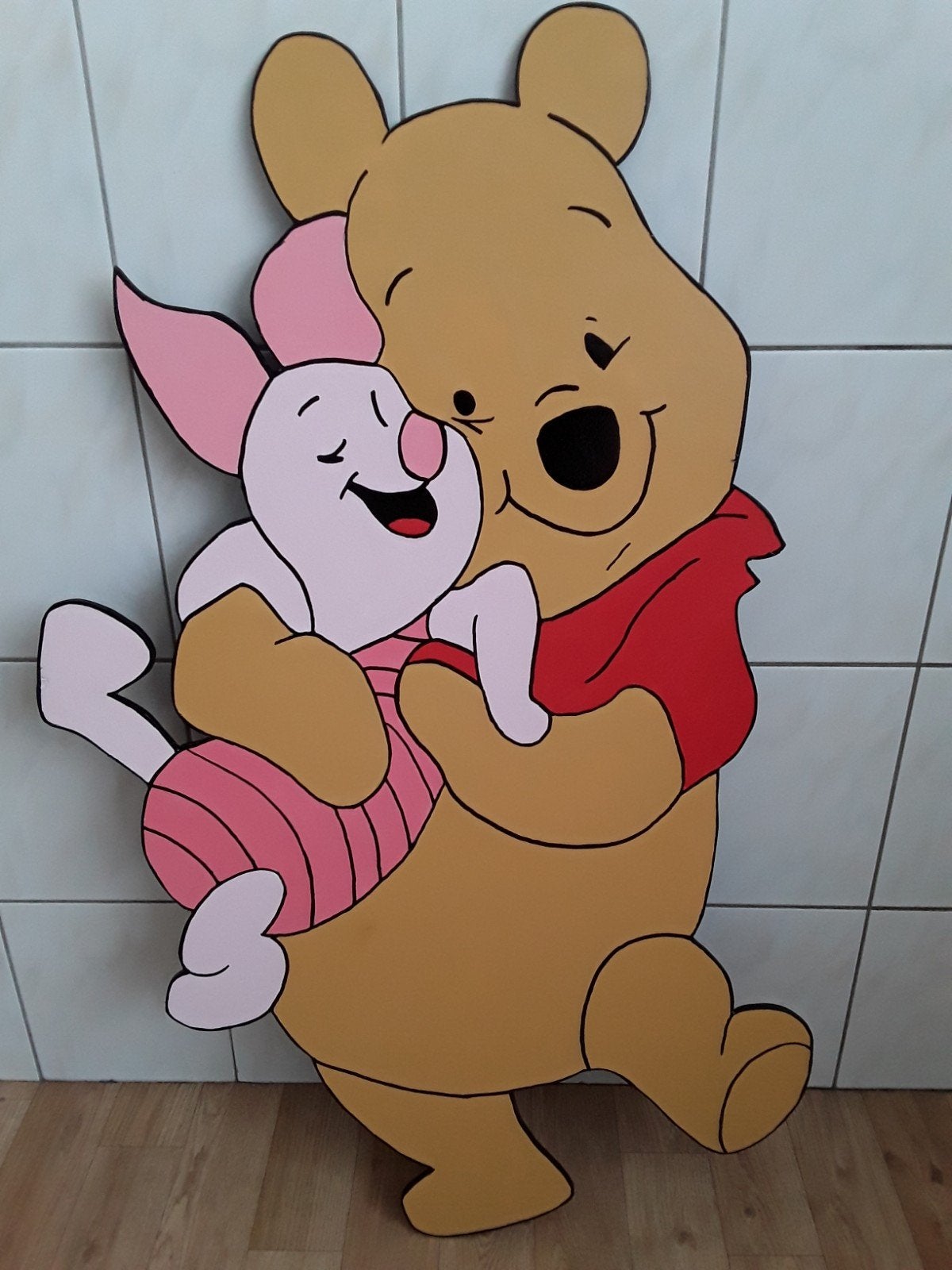 Geboortebord Winnie the Poeh met Knorretje, Ophalen, Nieuw