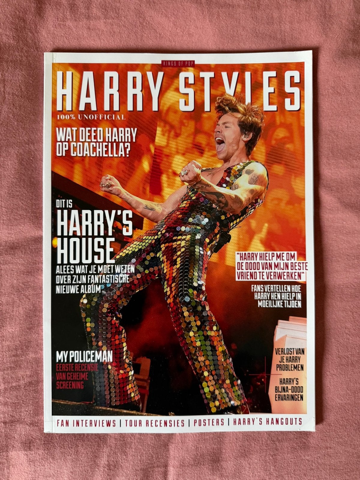 kings of pop: harry styles magazine, Ophalen of Verzenden, Zo goed als nieuw, Muziek, Film of Tv