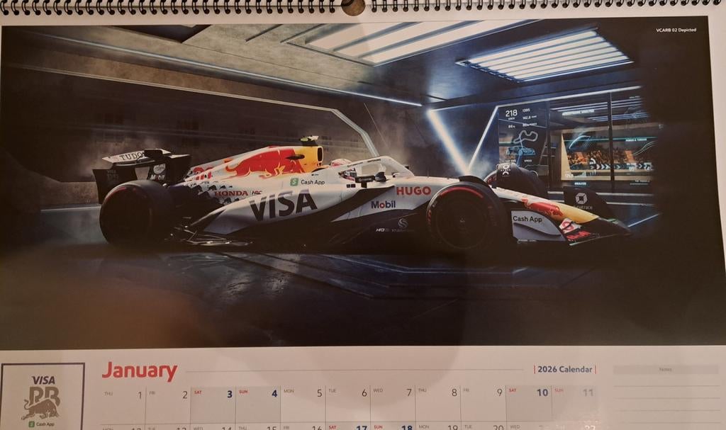 zeer mooie F1 Kalender 2026, Ophalen of Verzenden, Maandkalender