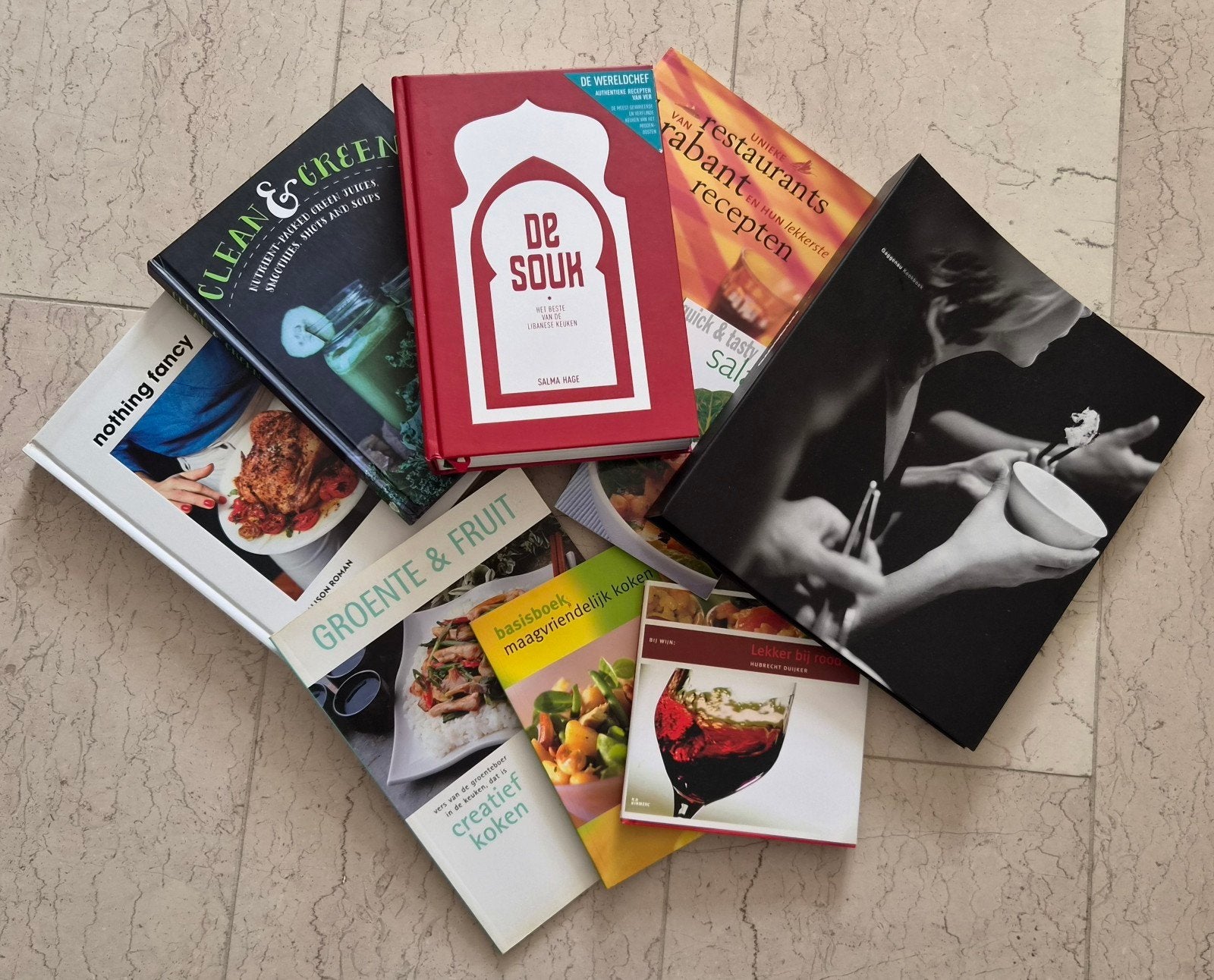 Diverse Kookboeken: Van Gezond tot Wereldkeuken, Ophalen, Gelezen, Diverse auteurs