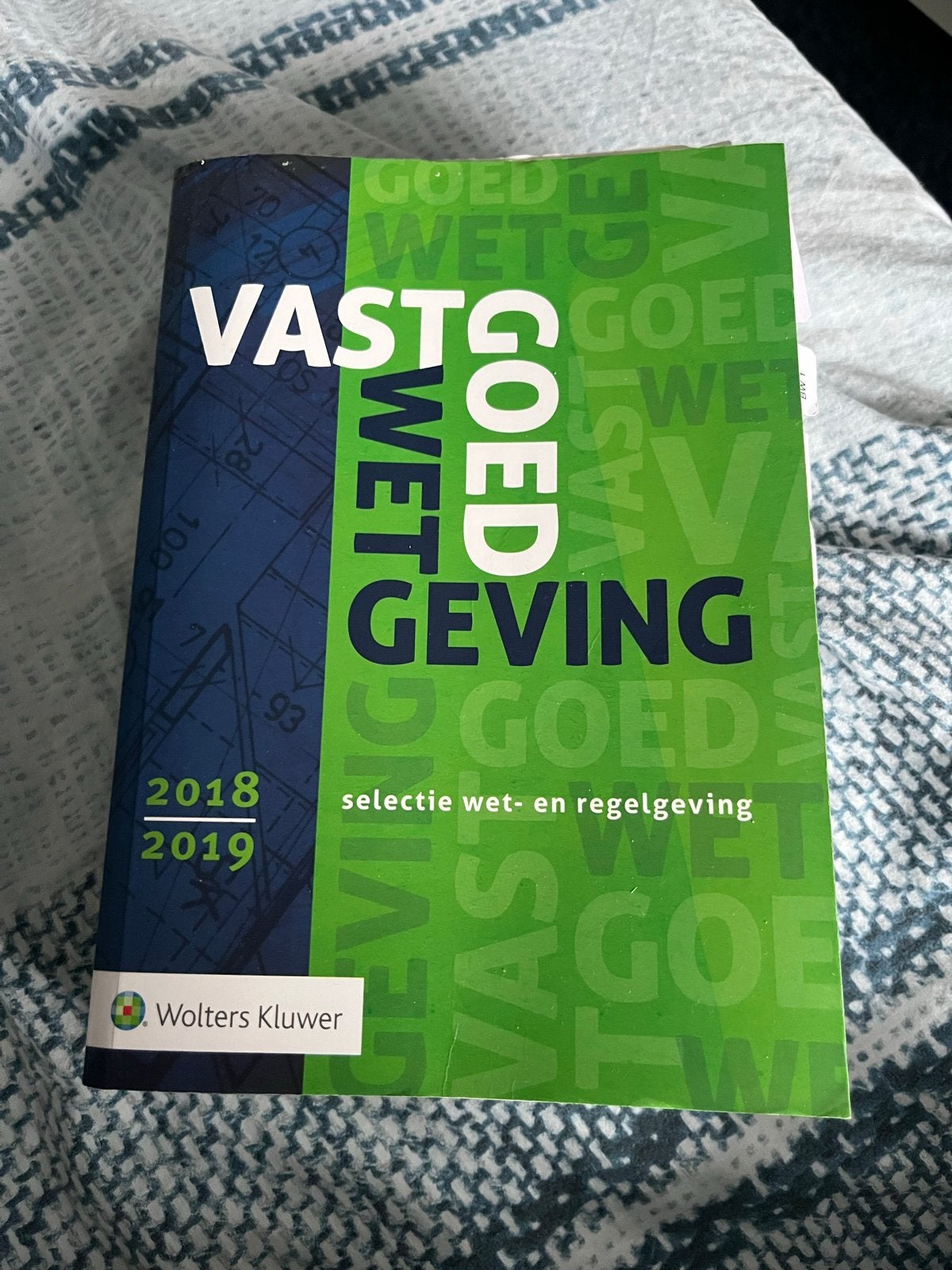 Vastgoed Wetgeving 2018-2019 - Wolters Kluwer, Ophalen of Verzenden, Gamma, Zo goed als nieuw, HBO