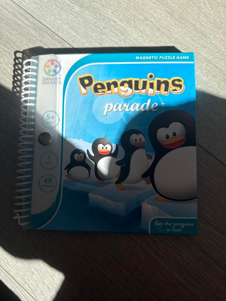 Penguins Parade Puzzelspel - Smart Games, Ophalen, 10 tot 50 stukjes, Zo goed als nieuw, 4 tot 6 jaar