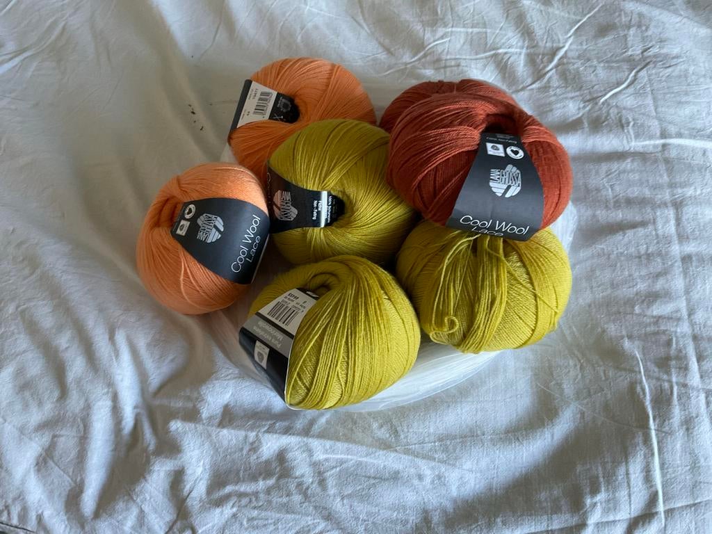 Cool Wool Lace Merinowol garen - Diverse kleuren, Ophalen of Verzenden, Zo goed als nieuw, Breien of Haken, Wol of Garen
