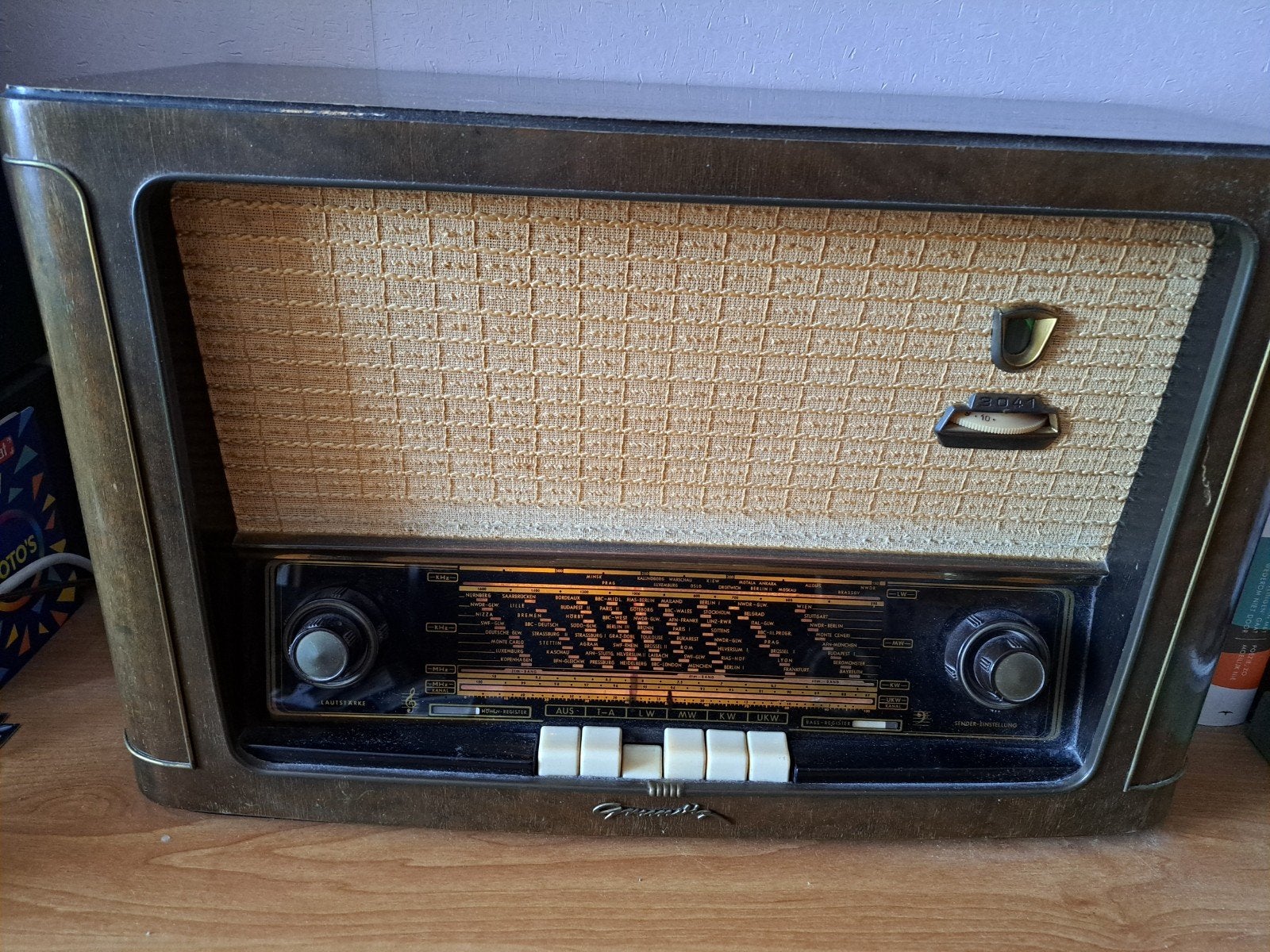 Buizenradio Grundig 3044, Ophalen of Verzenden, Gebruikt