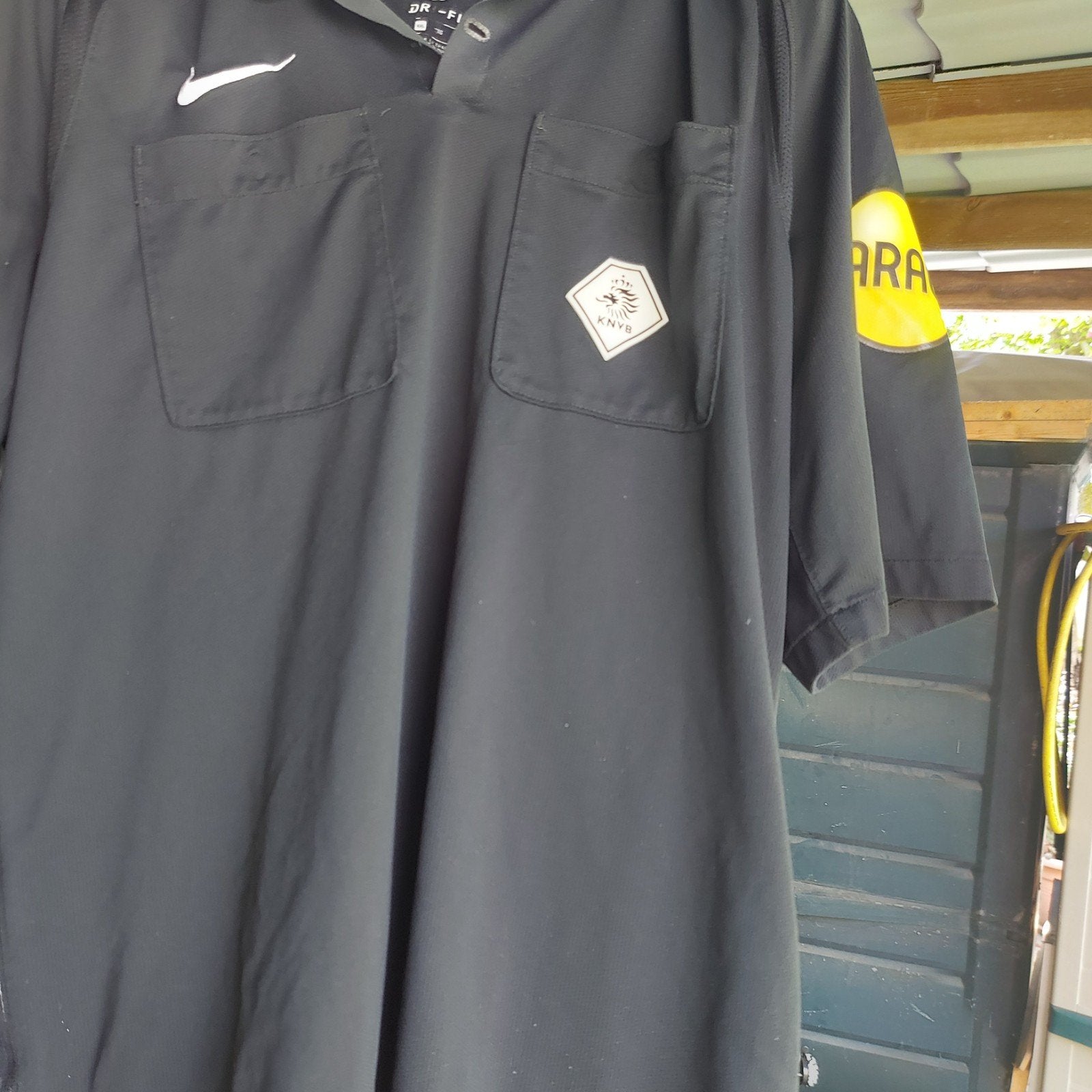 Nike knvb scheidsrechter shirt, Maat M, Ophalen of Verzenden, Zo goed als nieuw, Shirt
