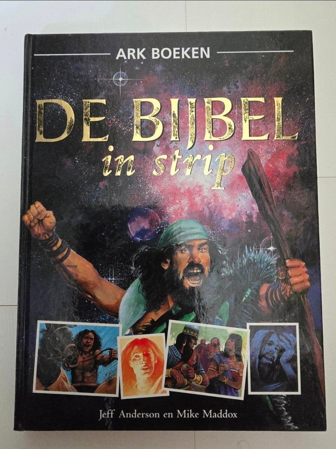 De Bijbel in strip - Jeff Anderson (compleet), Eén stripboek, Ophalen of Verzenden, Zo goed als nieuw, Jeff Anderson