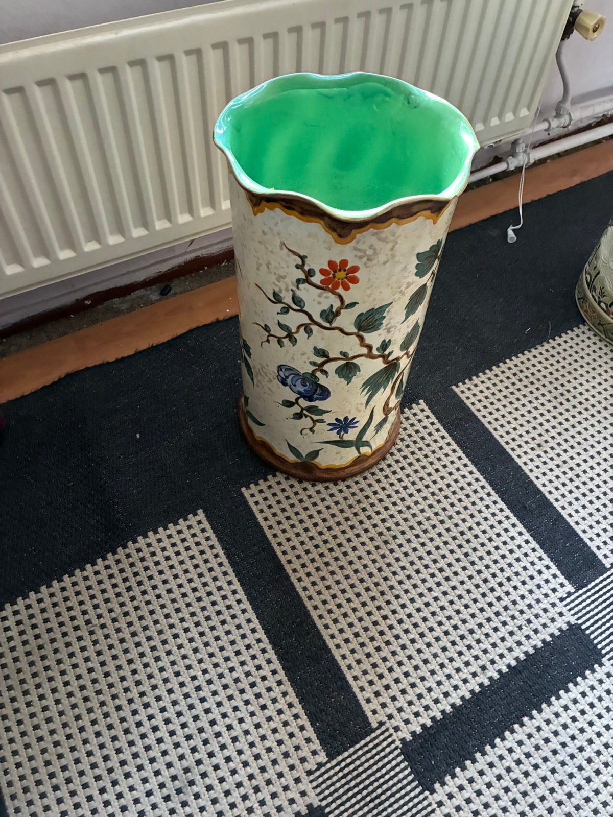 Plateel vaas gouda, Antiek en Kunst, Ophalen