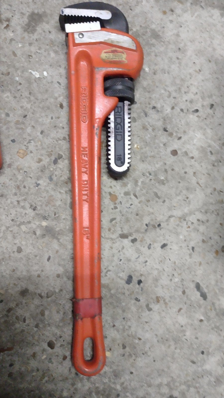 Ridgid Heavy Duty 18" Moersleutel, Doe-het-zelf en Verbouw, Gereedschap | Handgereedschap, Ophalen of Verzenden, Gebruikt, Sleutel/ratel