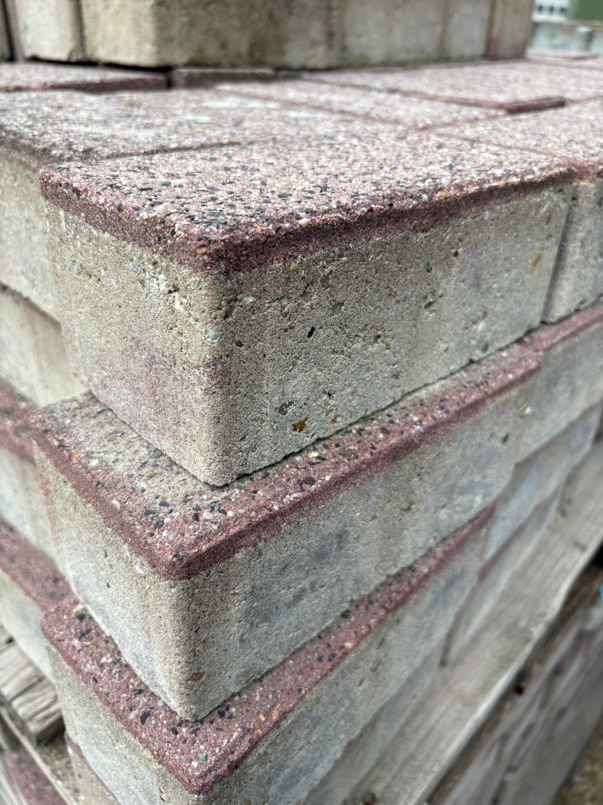 Klinker bkk heidepaars/rood 8 dik, Ophalen, Klinkers, Zo goed als nieuw, 10 m² of meer