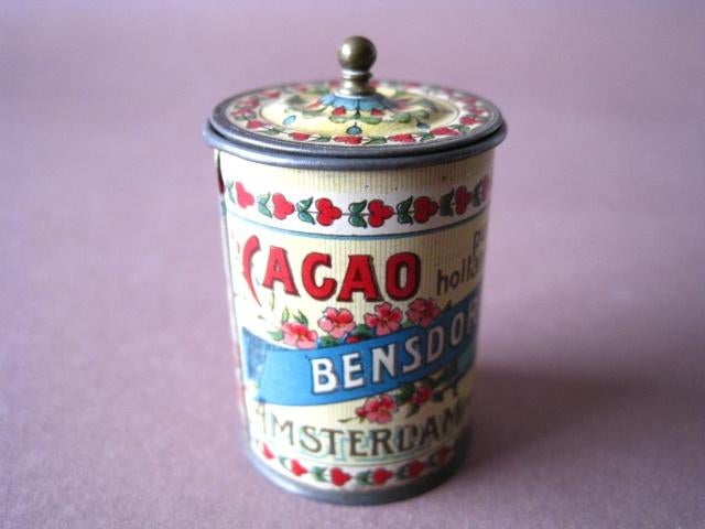Bensdorp monster cacao blik Holland 1920, Verzamelen, Blikken, Ophalen of Verzenden, Zo goed als nieuw, Overige