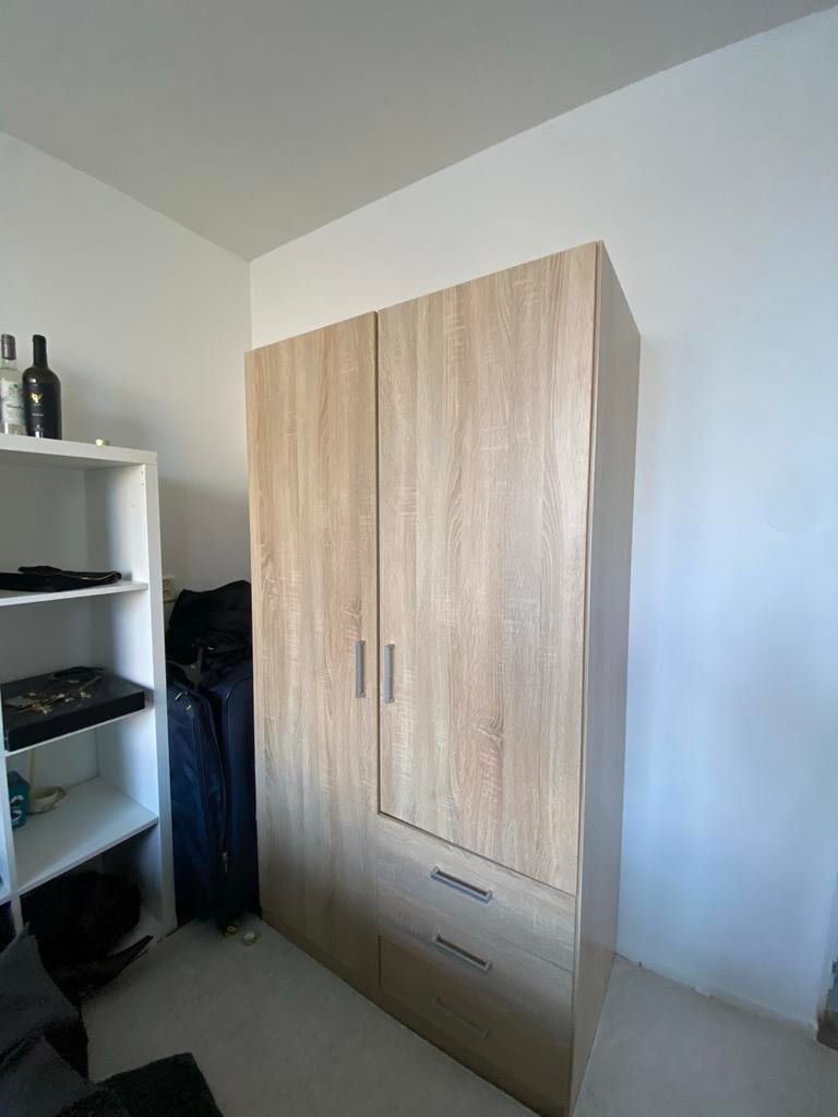 Kledingkast met lades, Huis en Inrichting, Gebruikt, 200 cm of meer, Met lade(s), Overige houtsoorten