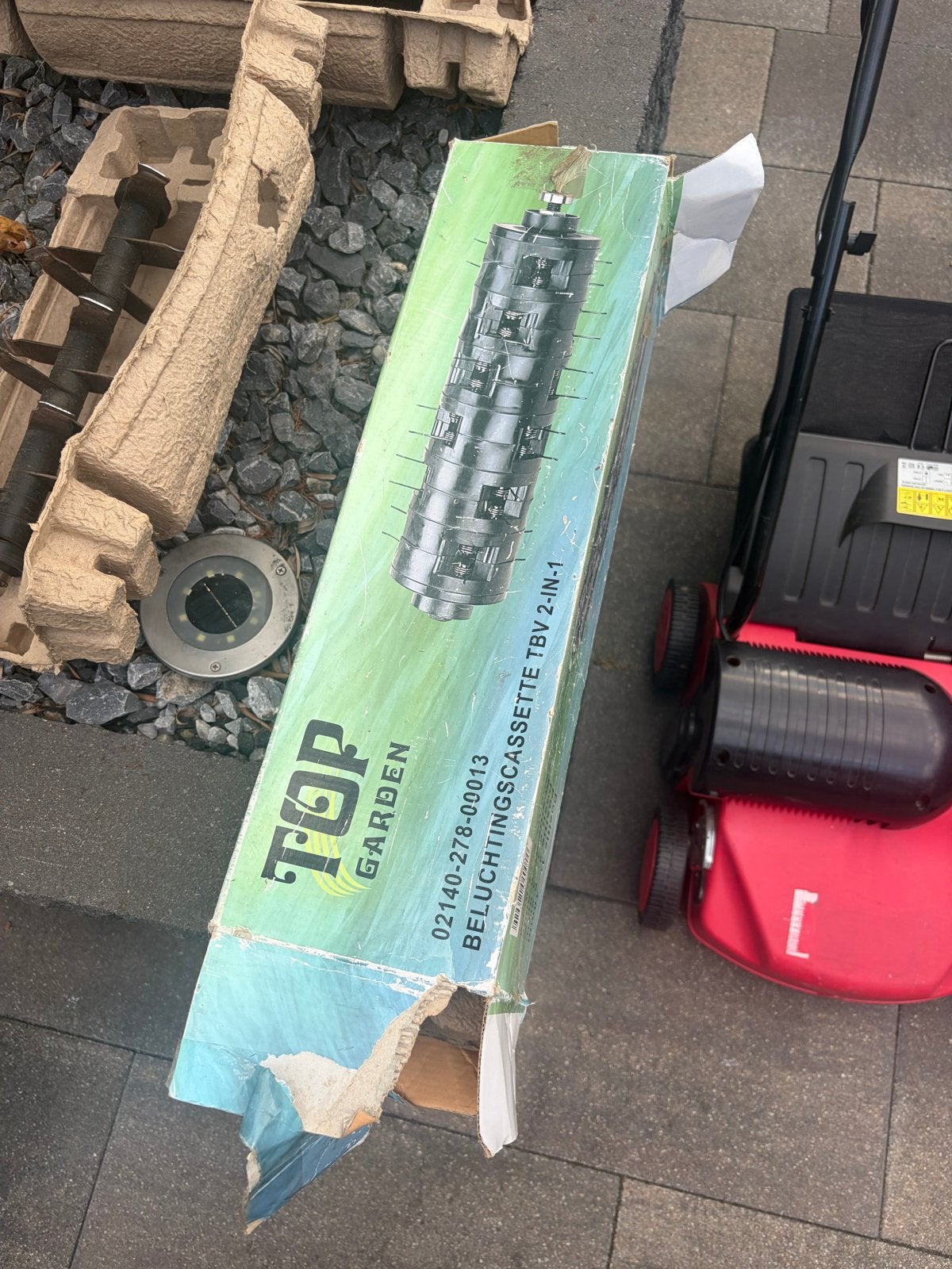 Top Garden Verticuteermachine 2-in-1 met beluchtingscassette, Ophalen of Verzenden, Gebruikt, Elektrisch