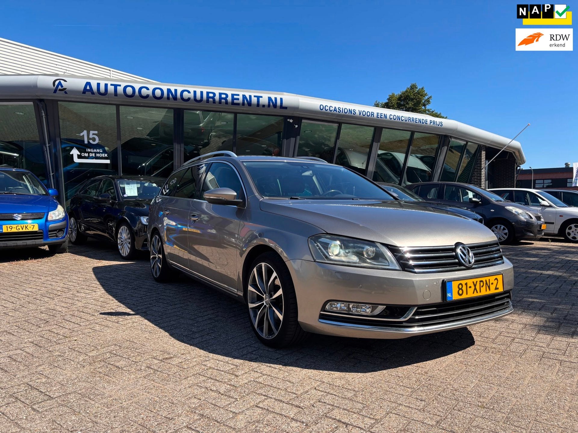 Volkswagen Passat Variant 1.4 TSI High Executive Line BlueMo, Auto's, Volkswagen, Euro 5, Gebruikt, Bruin, 122 pk