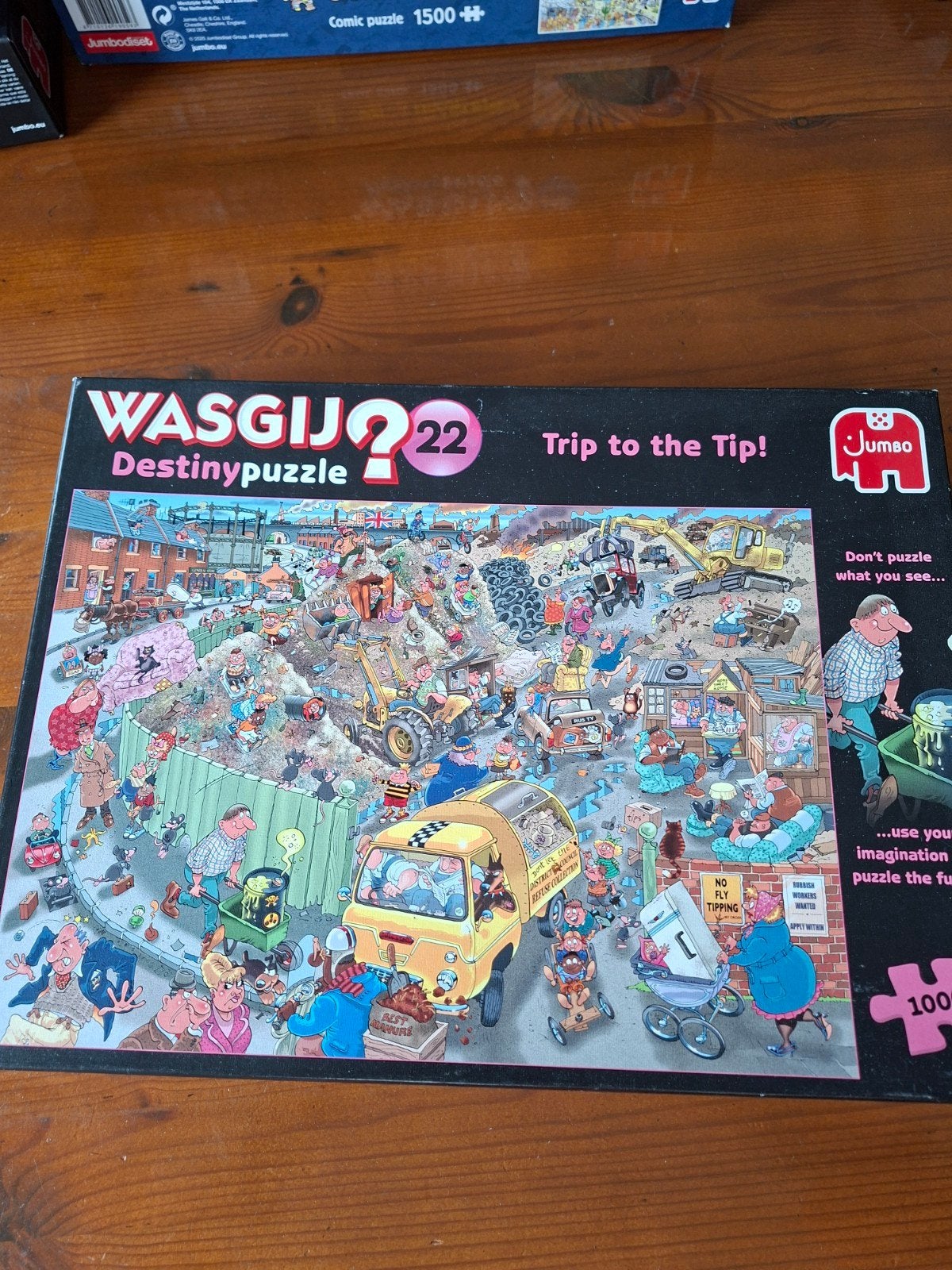 Wasgij 1000 stukjes, Hobby en Vrije tijd, Denksport en Puzzels, Ophalen of Verzenden, 500 t/m 1500 stukjes, Zo goed als nieuw