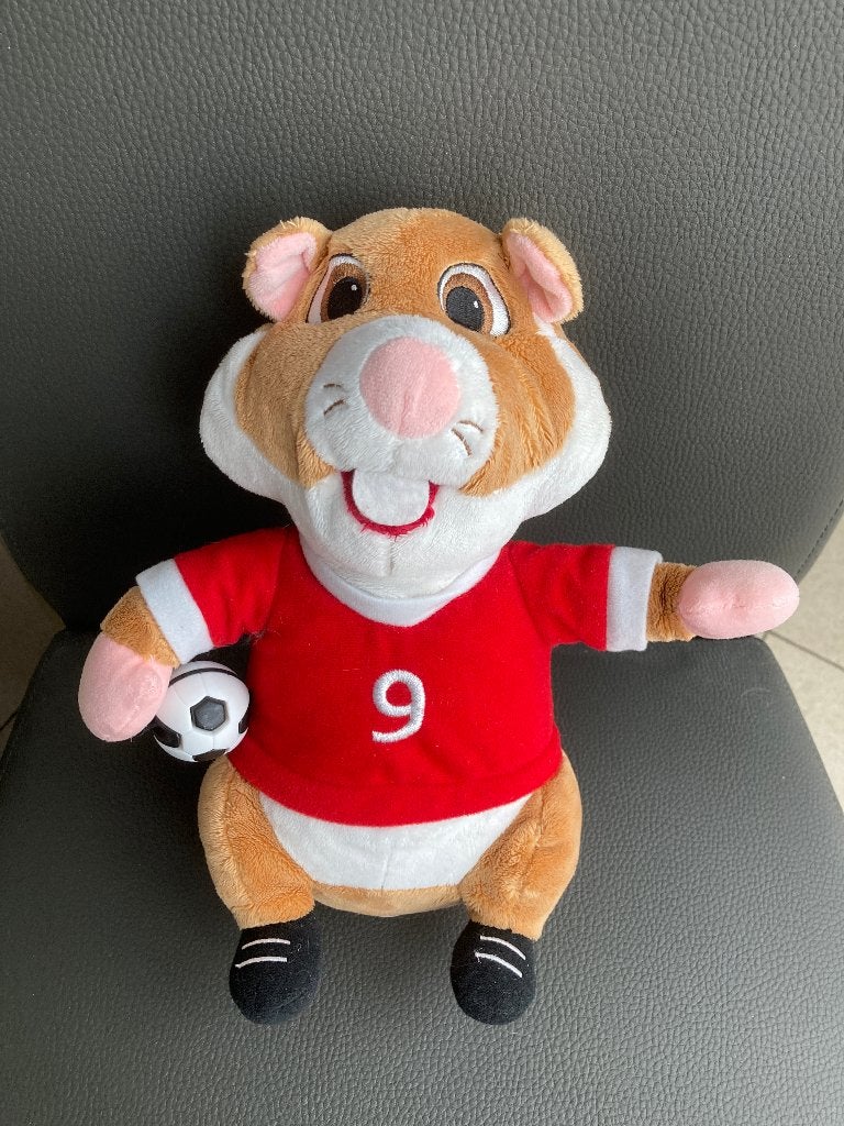 Leuke Albert heijn ( AH ) hamster - rode voetballer, Ophalen of Verzenden, Zo goed als nieuw, Overige typen
