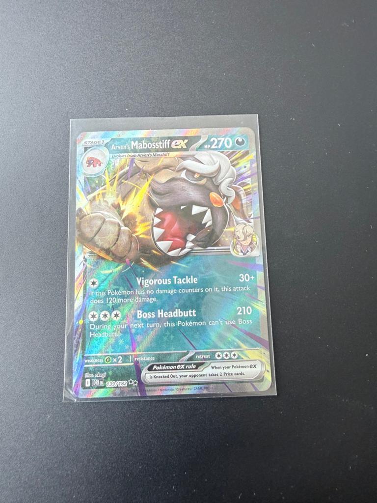 Pokémon Kaart – Mabosstiff 139/182 Paradox Rift, Ophalen of Verzenden, Nieuw