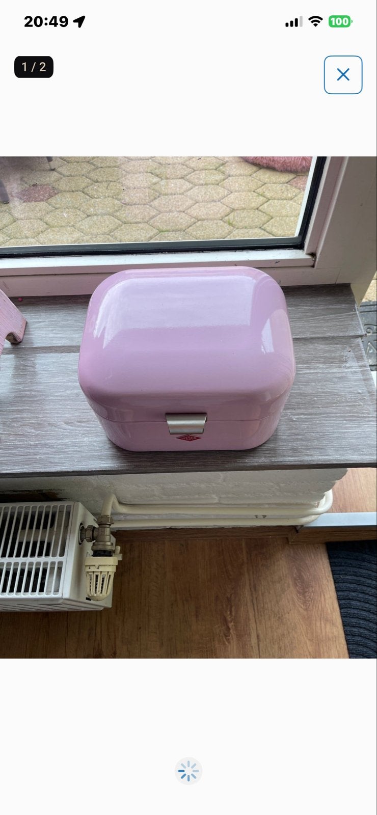 Wesco Broodtrommel Roze - Stijlvol en Praktisch, Gebruikt, Ophalen of Verzenden, Roze, Broodtrommel