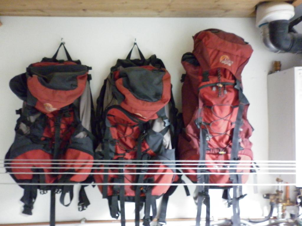 Lowe Alpine rugzak (3 stuks) verschillende inhoud, Verzenden, Gebruikt, Rugzak