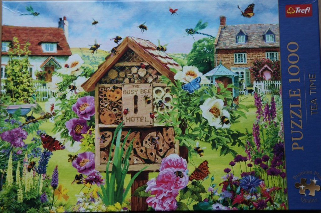 Legpuzzel 1000 stukjes The Busy Bee Hotel, Ophalen, 500 t/m 1500 stukjes, Zo goed als nieuw, Legpuzzel