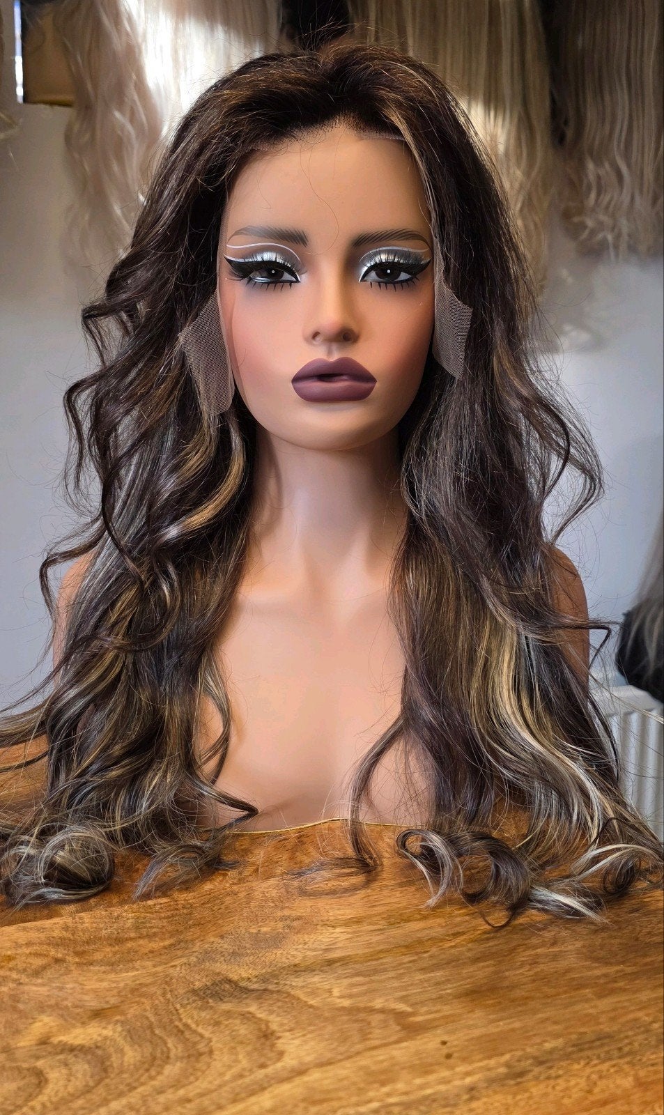 lace wig echt haar, Ophalen of Verzenden, Nieuw