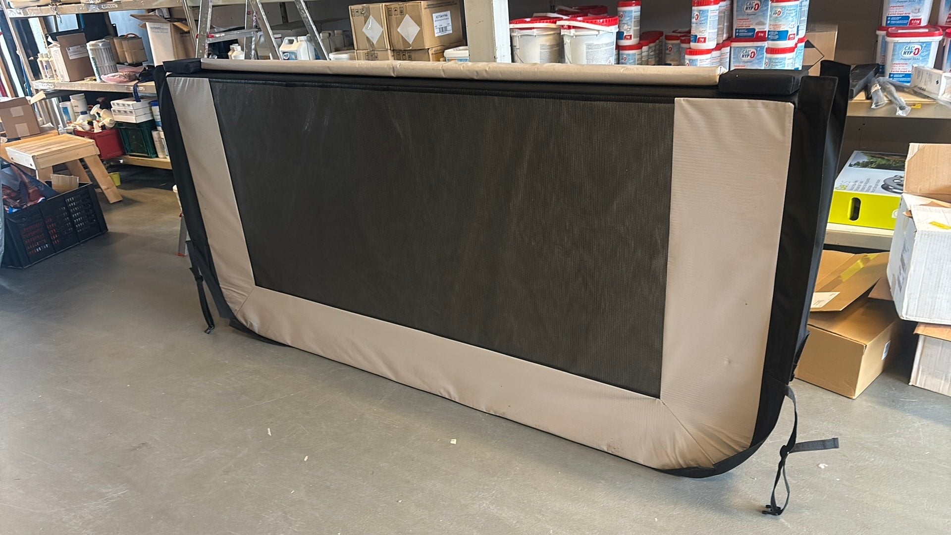 Aquavia Feel cover deksel zgan 216x216 cm kleur zwart, Tuin en Terras, Ophalen, Zo goed als nieuw