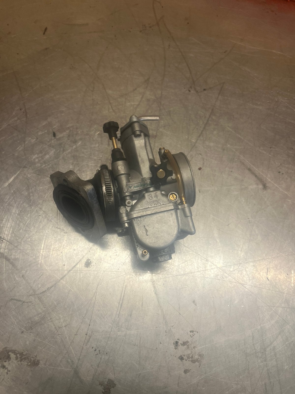 Keihin 34mm carburateur met polini draaibaar spruitstuk, Ophalen of Verzenden