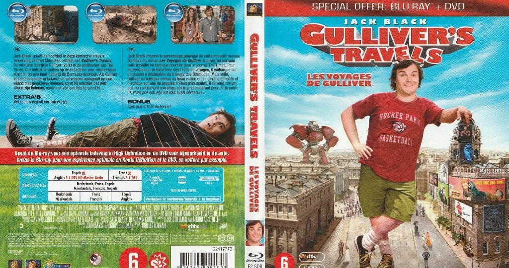 Gulliver's Travels Blu ray ( Ned. ondert.), Ophalen of Verzenden, Zo goed als nieuw, Avontuur