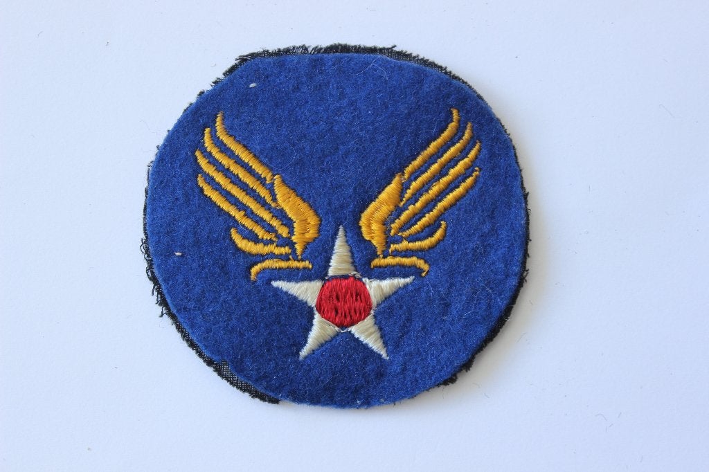 patch  usaf  ww2?  vilt, Verzenden, Luchtmacht, Amerika, Embleem of Badge