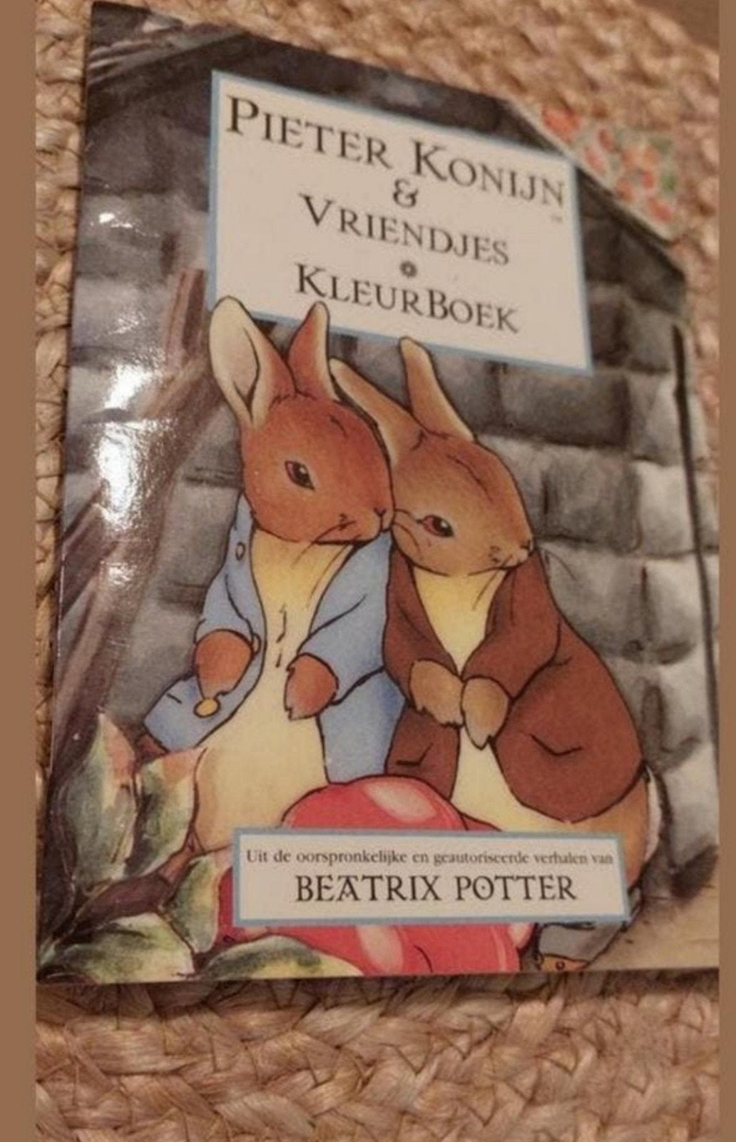 KLEIN BROCANT BEATRIX POTTER KLEURBOEKJE PIETER KONIJN, Ophalen of Verzenden