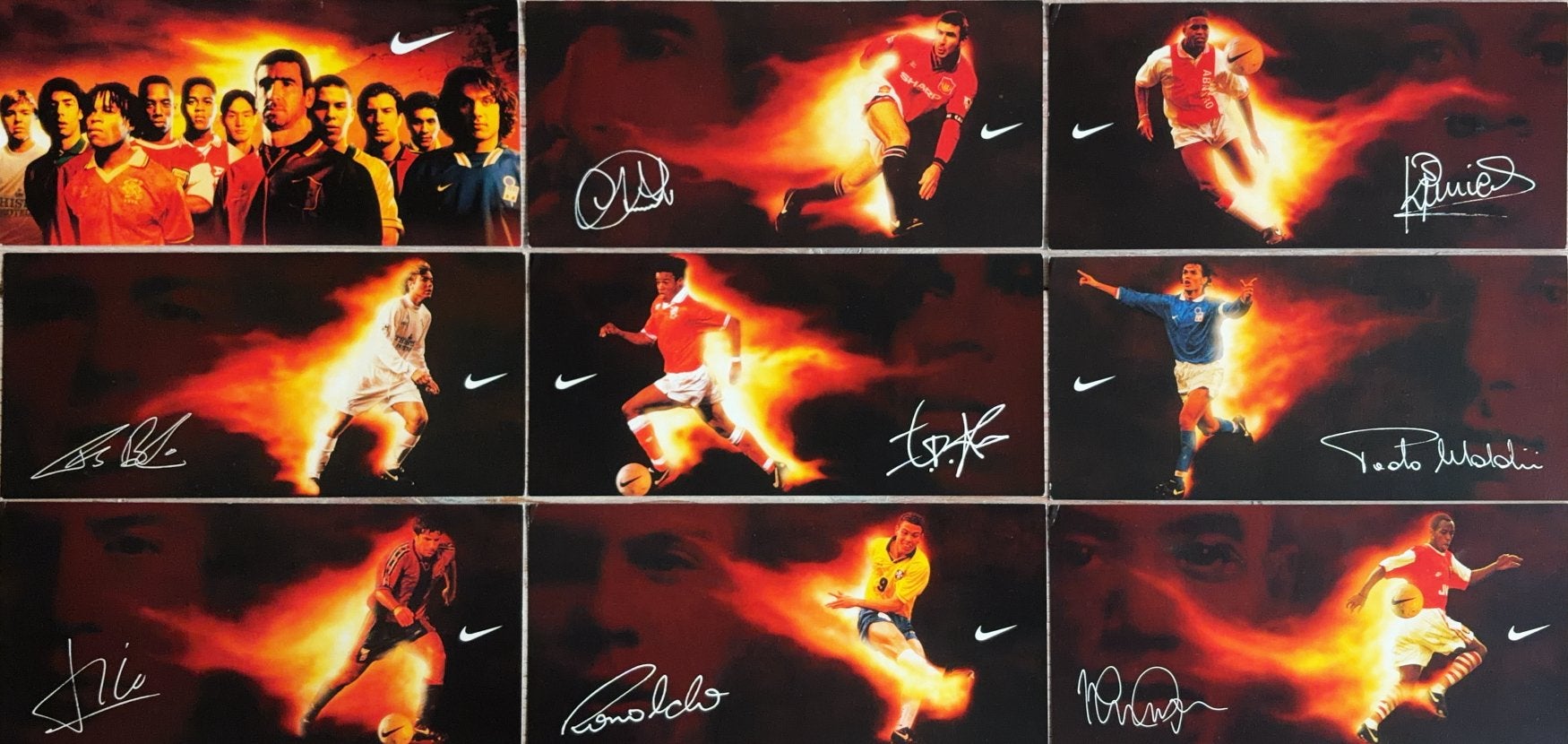 Nike voetbal Spelerskaarten - Nike Good vs Evil — 1996, Verzenden, Zo goed als nieuw, Feyenoord, Spelerskaart