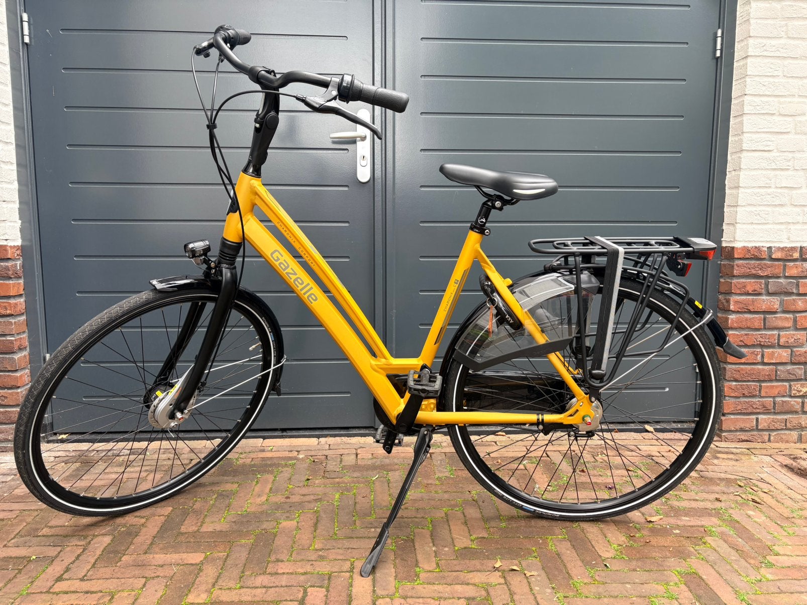 GAZELLE Chamonix C7 geel damesfiets M – 53cm, Fietsen en Brommers, Fietsen | Dames | Damesfietsen, Ophalen, 53 tot 56 cm, Versnellingen
