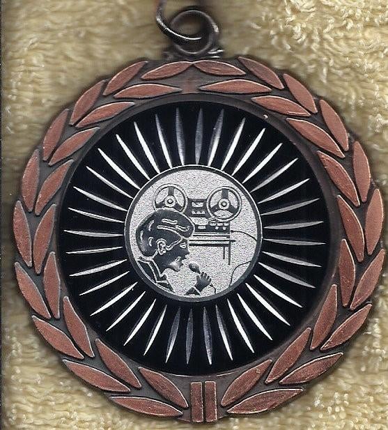 Al 290 medaille play back 2003, Ophalen of Verzenden, Overige materialen