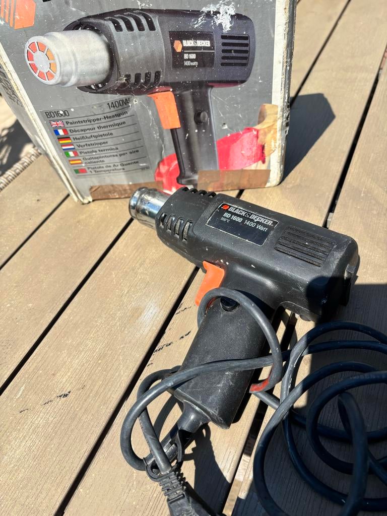 Black & Decker BD1600 Verfstripper - 1400 Watt, Ophalen, Gebruikt