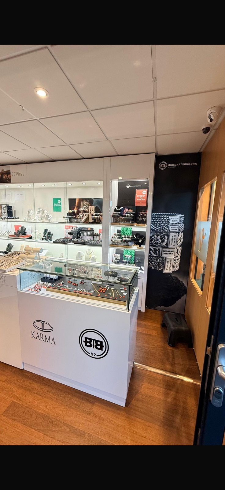 Sieraden display en toonbank/balie, Ophalen