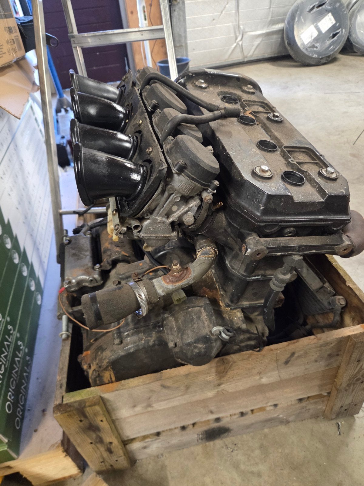 Kawasaki ZZR1100 Motorblok (1990, 65.000km), Motoren, Ophalen, Gebruikt