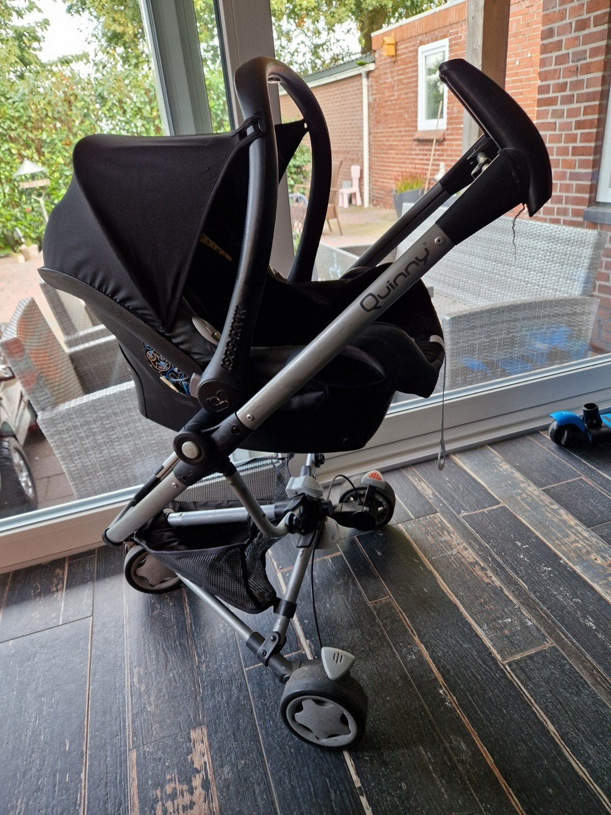 Quinny buggy + maxi cosi (past op isofix) + adapters, Ophalen, Gebruikt, Quinny, Verstelbare rugleuning