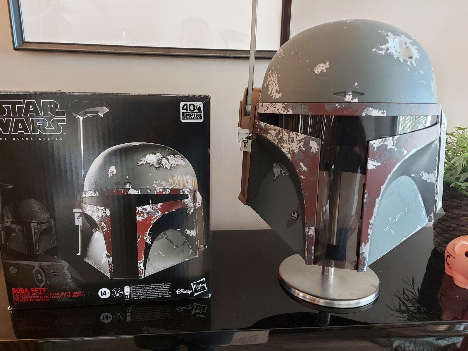 star wars helm boba fett black series, Verzamelen, Ophalen of Verzenden, Zo goed als nieuw, Actiefiguurtje