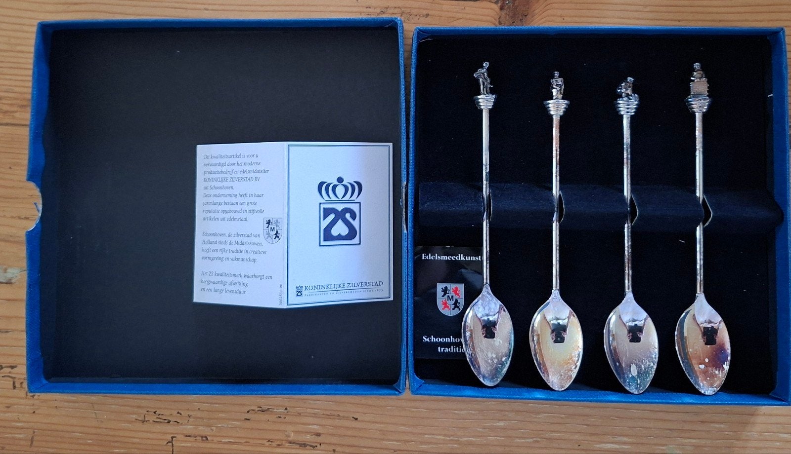 Schoonhoven zilverstad: 8 theelepels, Ophalen of Verzenden, Zo goed als nieuw