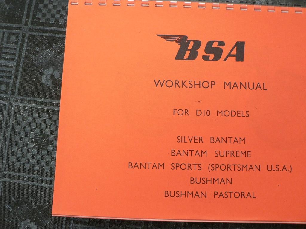 4 BSA DIVERSE BSA MOTORFIETSBOEKEN KOPIE WERKPLAATS,DELEN, Ophalen of Verzenden