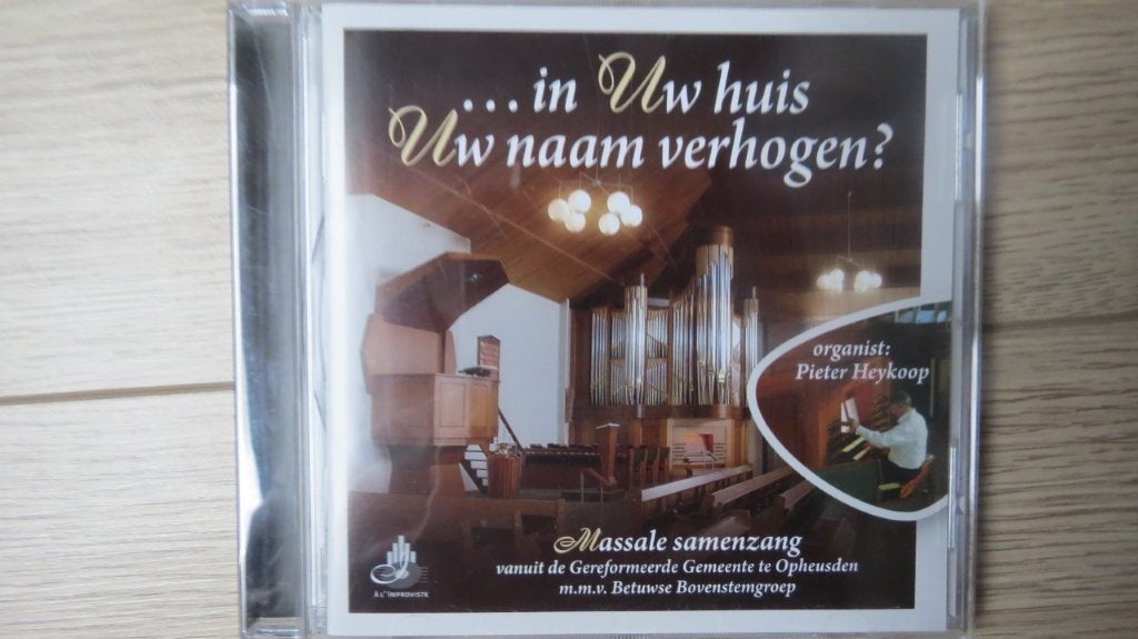 Cd orgel en samenzang: Pieter Heykoop, Opheusden, In Uw huis, Cd's en Dvd's, Ophalen of Verzenden, Zo goed als nieuw, Gospel