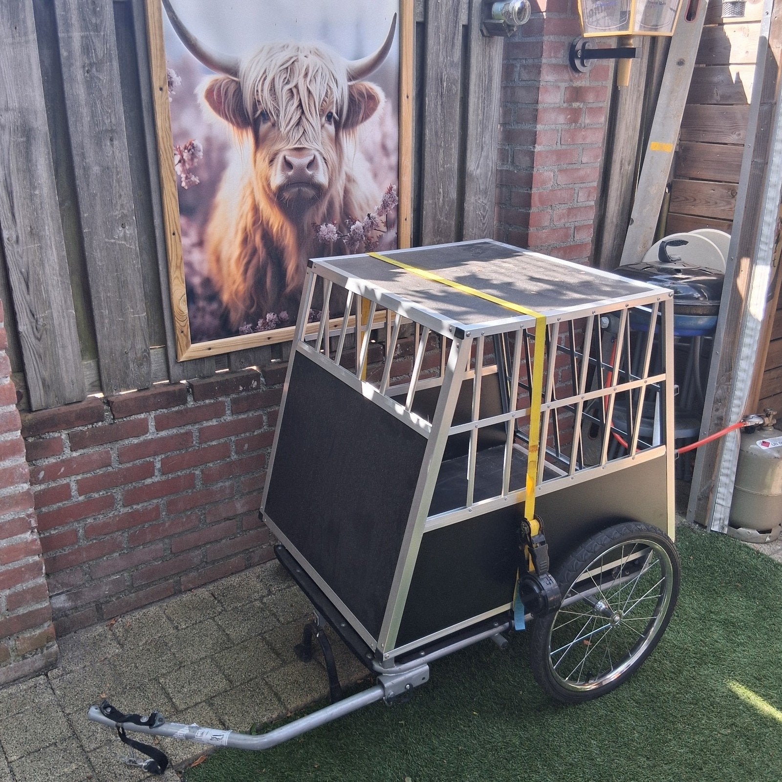 fietskar voor grote hond, Ophalen, 1 kind