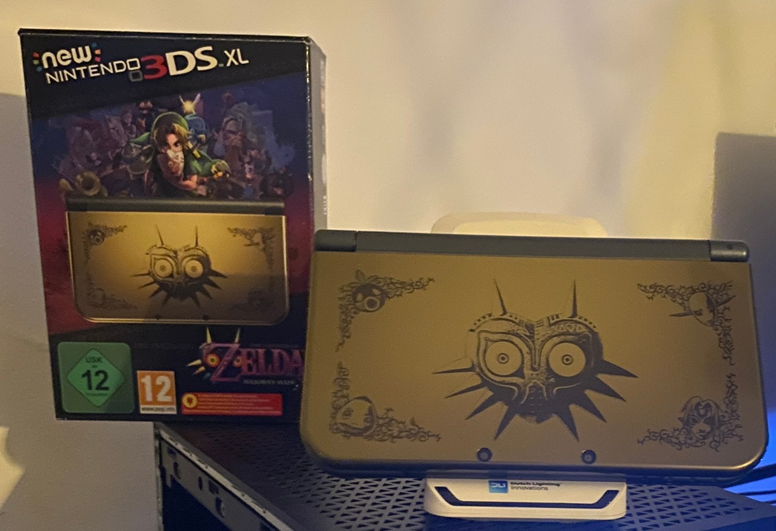 Nintendo New 3DS XL Majoras Mask Edition met accesoires, Ophalen, Overige kleuren, Met beschermhoes of tas, 3DS