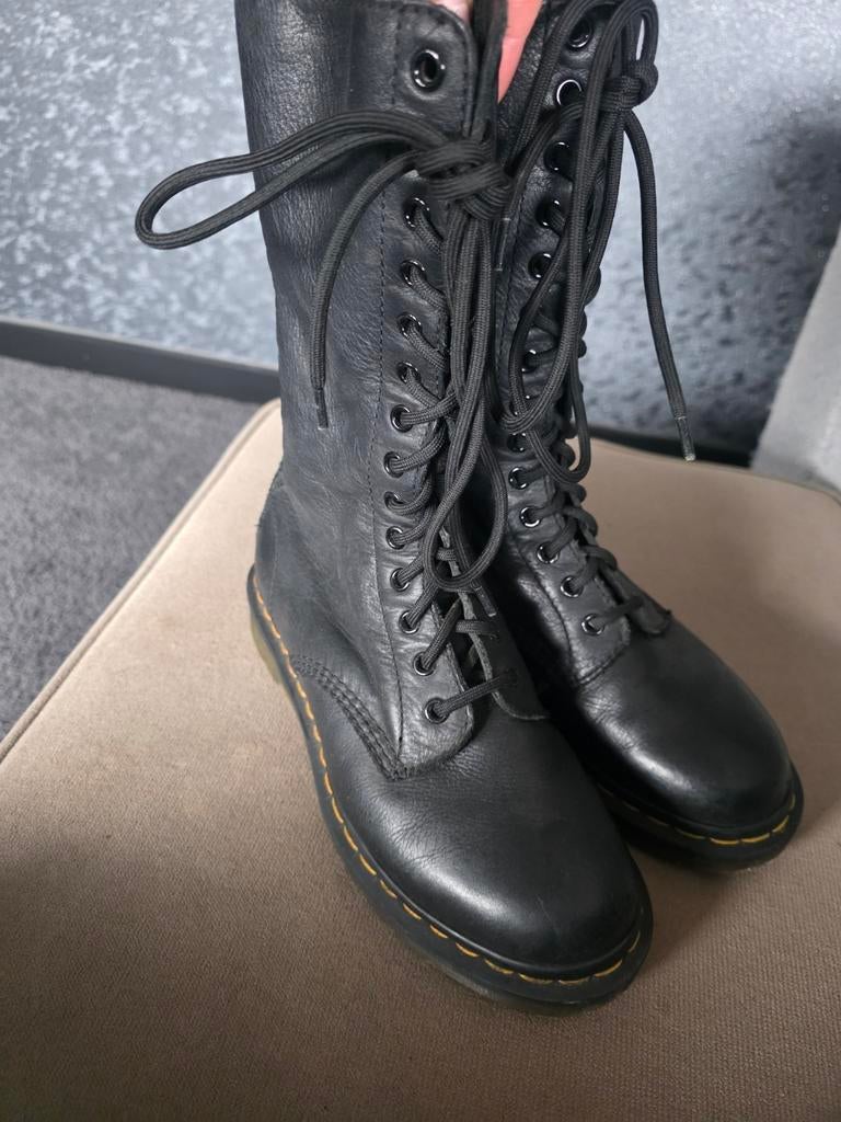 Dr. Martens hoge laarzen, zwart, maat 38, Hoge laarzen, Zwart, Ophalen of Verzenden, Dr. Martens