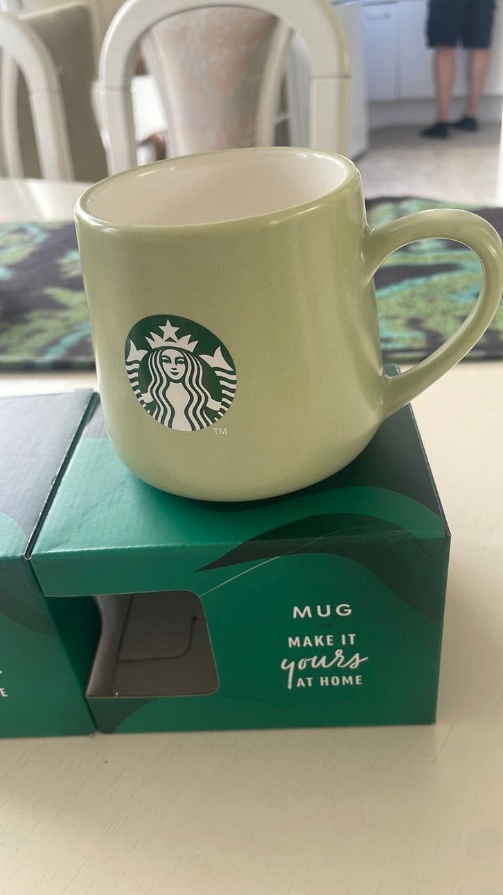 1 Starbucks mok preroast green mok beker, Huis en Inrichting, Keuken | Servies, Ophalen of Verzenden, Nieuw, Overige stijlen, Kop(pen) en/of Schotel(s)