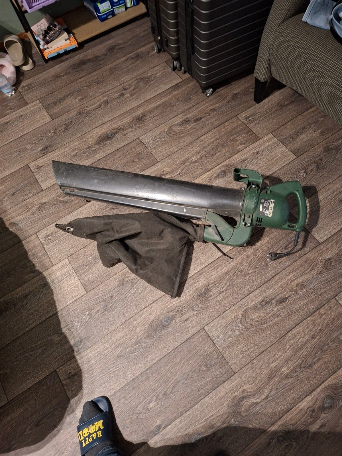 Greenway BR1600 Bladblazer/Bladzuiger 1600W, Greenway, Gebruikt, Met opvangzak, Handgedragen
