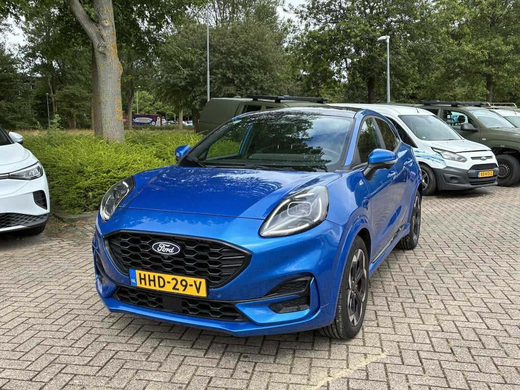 Ford Puma 1.0 EcoBoost Hybrid ST-Line X, 125 pk, Euro 6, Blauw, Origineel Nederlands