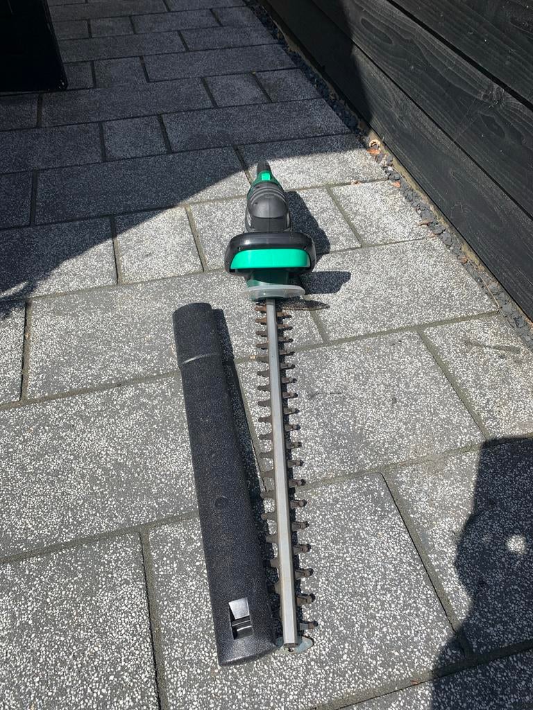 Topcraft Heggenschaar - electrisch, Tuin en Terras, Heggenscharen, Ophalen of Verzenden, Gebruikt, Accu