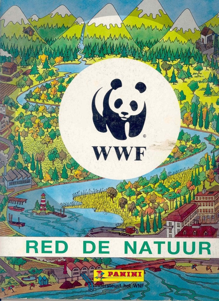 PANINI - WWF Verzamelblad - plakstickers, Boeken, Gelezen, Uitgever: Panini, Eén stripboek, Ophalen of Verzenden