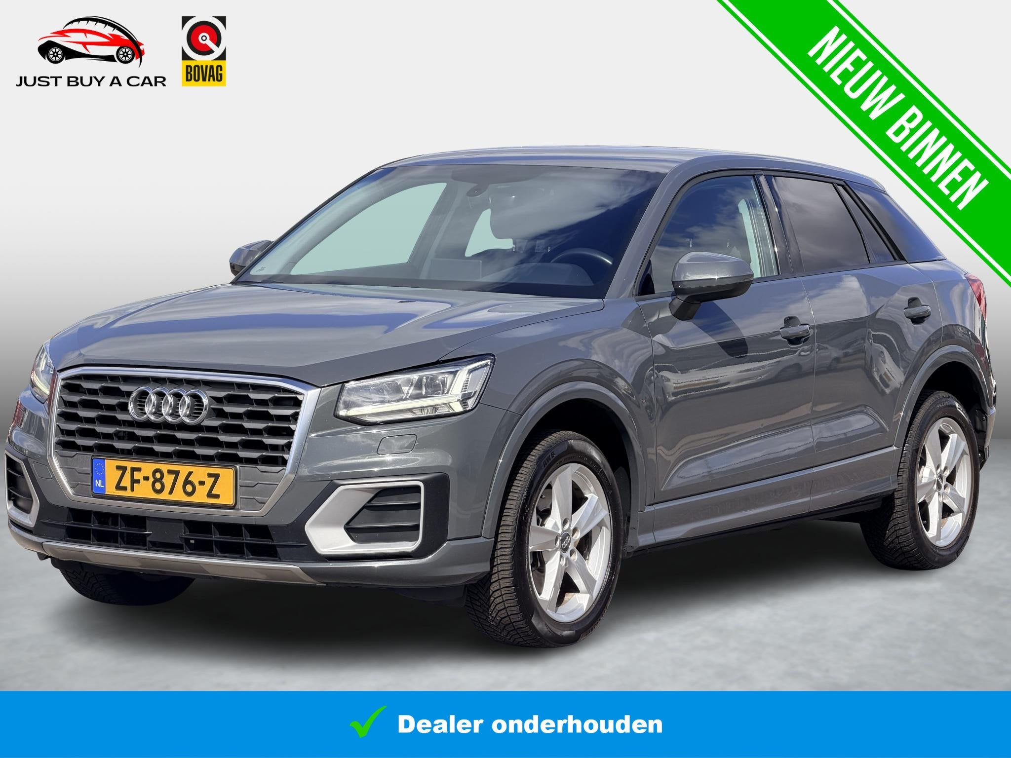 Audi Q2 1.4 TFSI CoD Design Pro Line Plus / Nieuwe Distribut, Auto's, Audi, Gebruikt, 4 cilinders, Leder en Stof, Automatische klimaatregeling