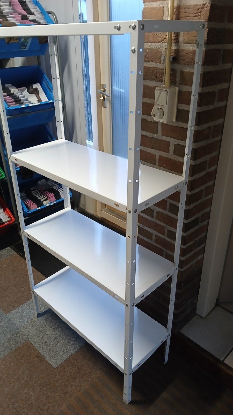 0pbergrek 4 schappen 150 cm hoog, Ophalen, Gebruikt
